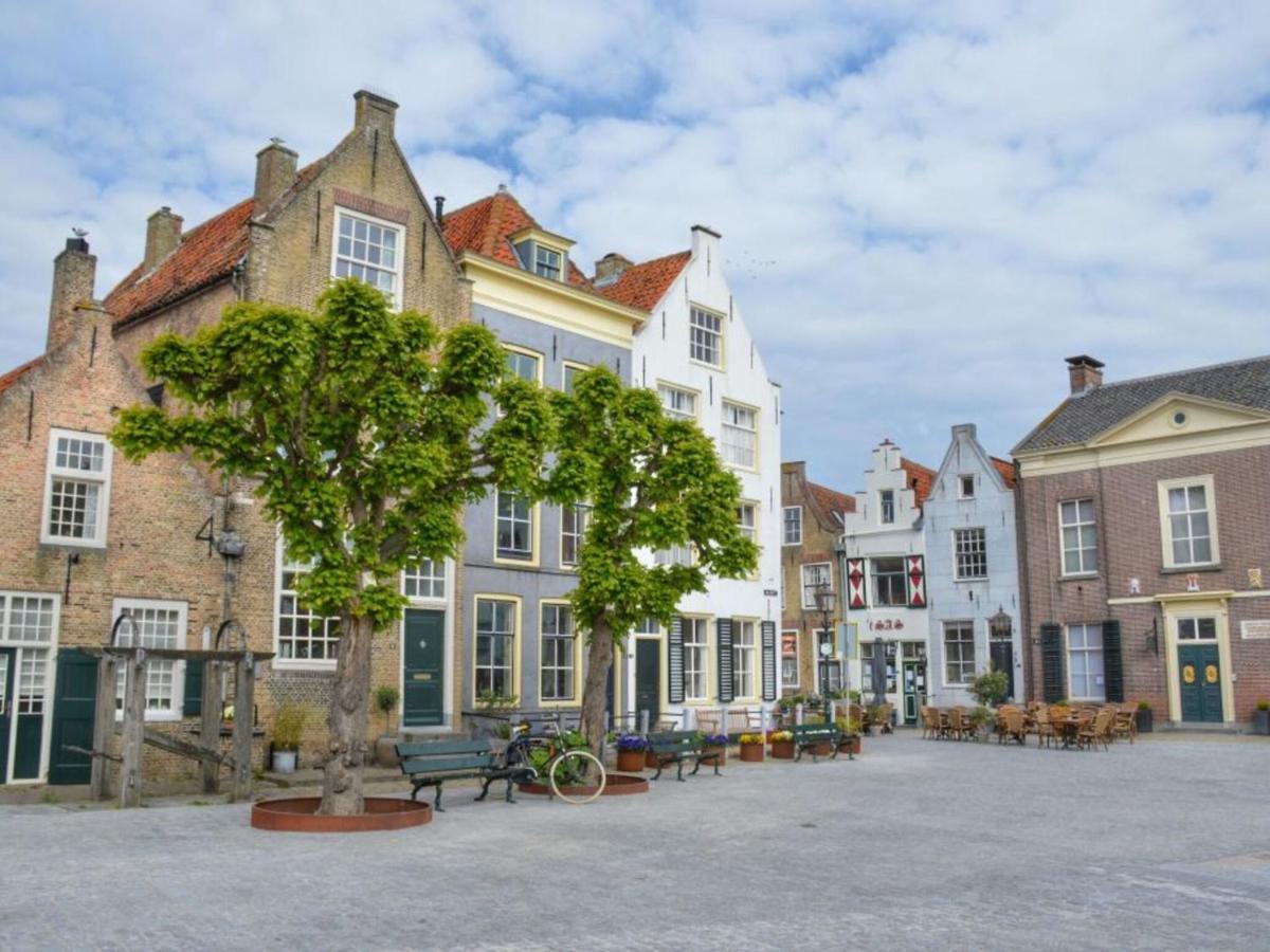 Chalet Sea Rocks With View And Garden Goedereede Bagian luar foto